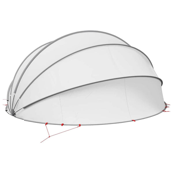 Pool Dome Grau/Orange 546x516x250cm