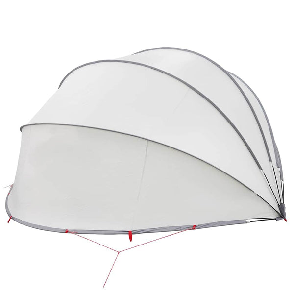 Pool Dome Grau/Orange 546x516x250cm