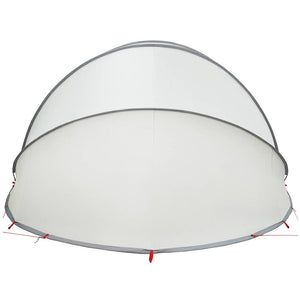 Pool Dome Grau/Orange 546x516x250cm