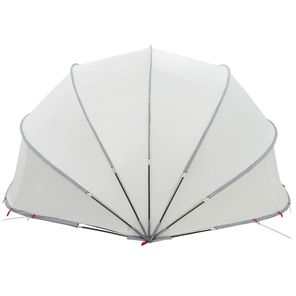 Pool Dome Grau/Orange 546x516x250cm