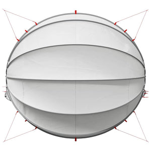 Pool Dome Grau/Orange 546x516x250cm