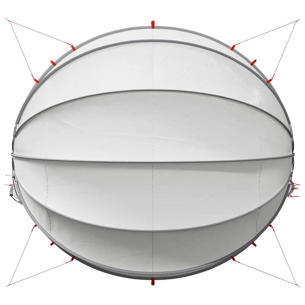 Pool Dome Grau/Orange 546x516x250cm