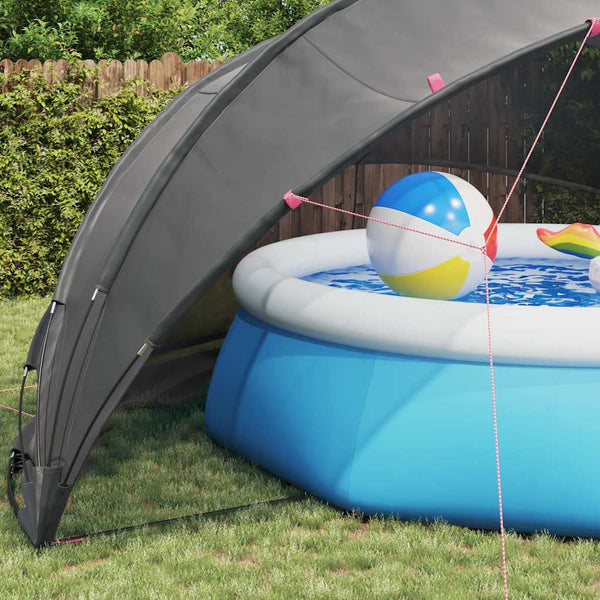Pool Dome Schwarz 546x516x250 cm