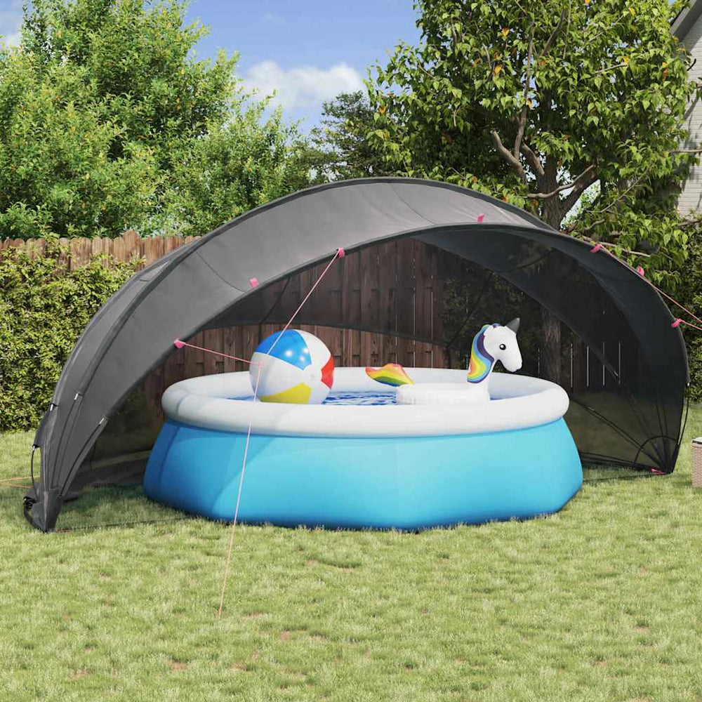 Pool Dome Schwarz 546x516x250 cm