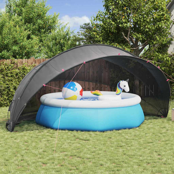 Pool Dome Schwarz 546x516x250 cm