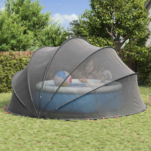 Pool Dome Schwarz 546x516x250 cm