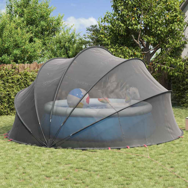 Pool Dome Schwarz 546x516x250 cm