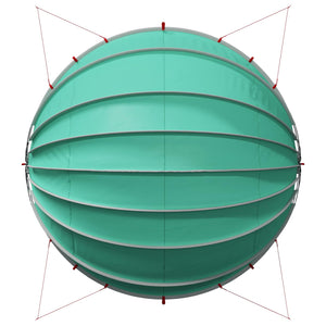 Pool Dome Blau 592x590x275 cm