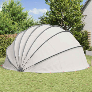 Pool Dome Grau/Orange 592x590x275cm