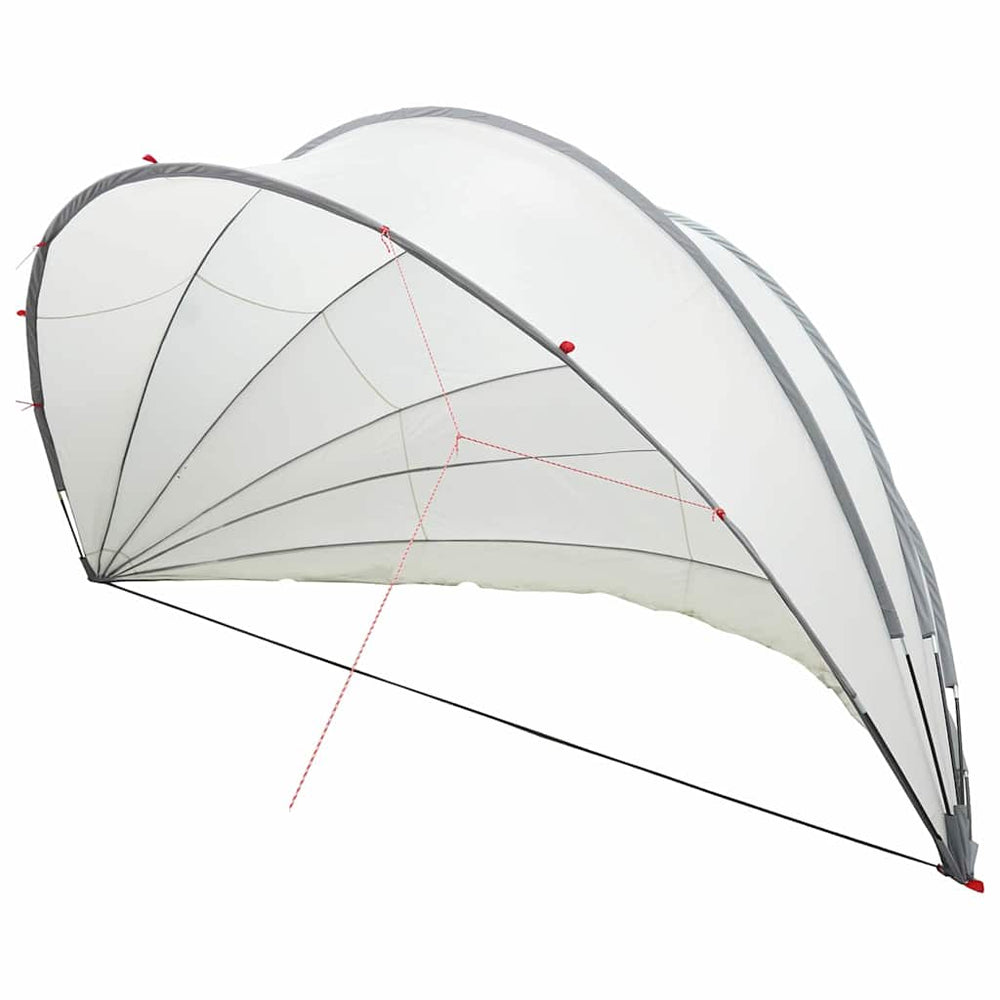 Pool Dome Grau/Orange 592x590x275cm