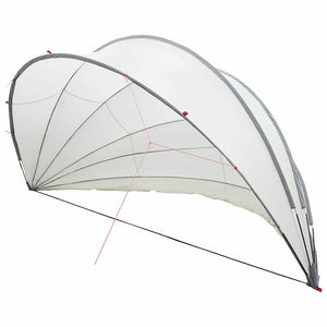 Pool Dome Grau/Orange 592x590x275cm