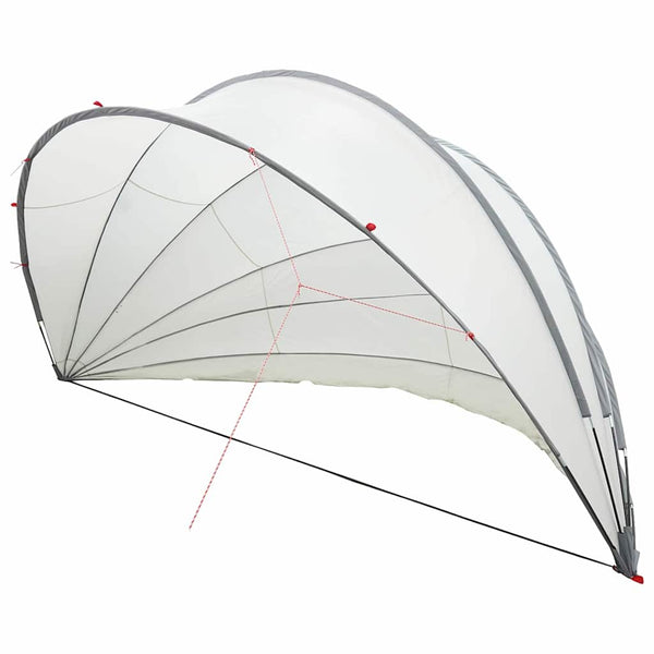 Pool Dome Grau/Orange 592x590x275cm