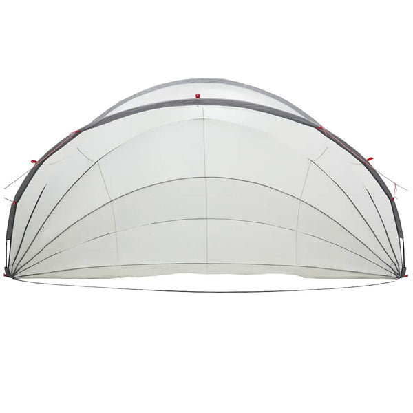 Pool Dome Grau/Orange 592x590x275cm