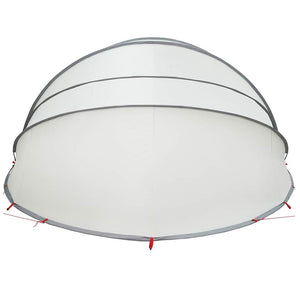 Pool Dome Grau/Orange 592x590x275cm