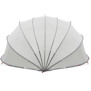Pool Dome Grau/Orange 592x590x275cm