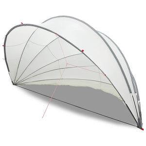 Pool Dome Grau/Orange 592x590x275cm