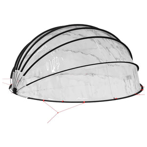 Pool Dome Transparent PVC 592x590x275cm