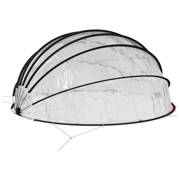 Pool Dome Transparent PVC 592x590x275cm