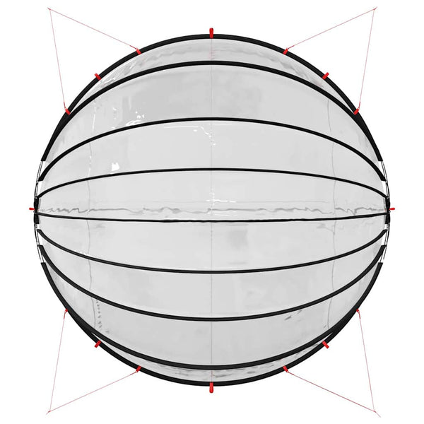 Pool Dome Transparent PVC 592x590x275cm
