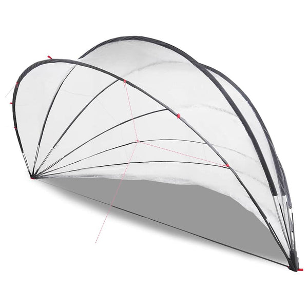 Pool Dome Transparent PVC 592x590x275cm