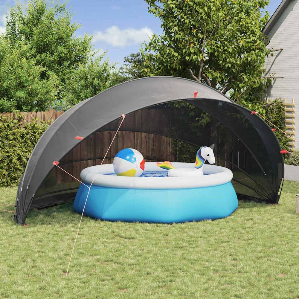 Pool Dome Schwarz 592x590x275 cm