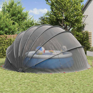 Pool Dome Schwarz 592x590x275 cm