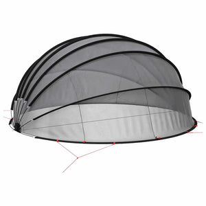 Pool Dome Schwarz 592x590x275 cm