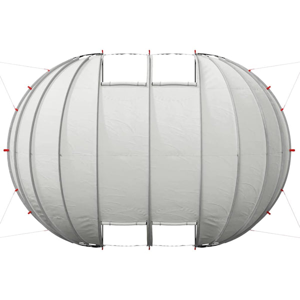 Poolzelt Kuppel Grau 538x440x204 cm
