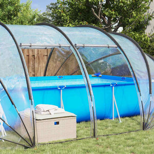 Poolzelt Kuppel Transparent 538x440x204cm