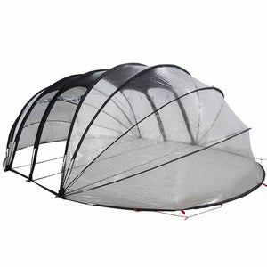Poolzelt Kuppel Transparent 538x440x204cm
