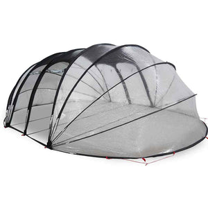 Poolzelt Kuppel Transparent 538x440x204cm