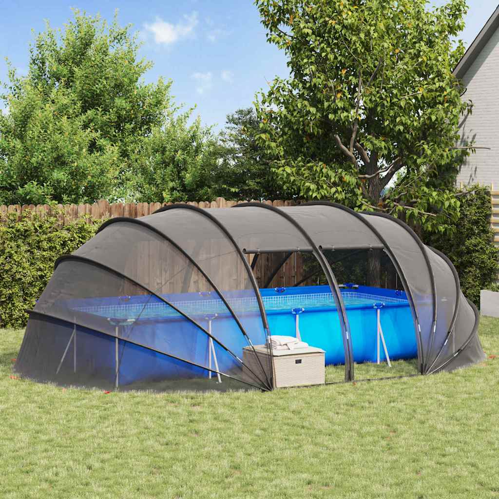 Poolzelt Kuppel Transparent 538x440x204 cm