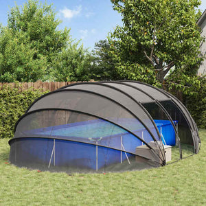 Poolzelt Kuppel Transparent 538x440x204 cm