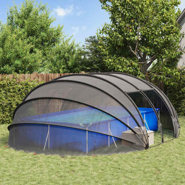 Poolzelt Kuppel Transparent 538x440x204 cm