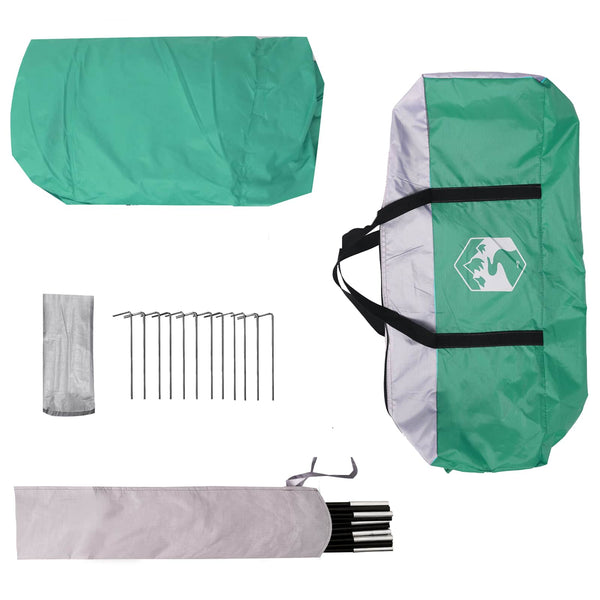 Poolzelt Kuppel Blau 640x432x205 cm