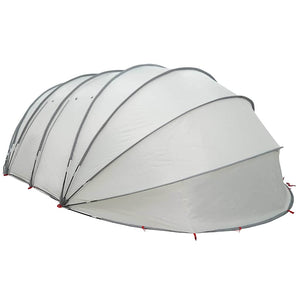 Poolzelt Kuppel Grau 640x432x205 cm