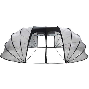 vidaXL Tente de piscine dôme transparente 640 x 432 x 205 cm PVC