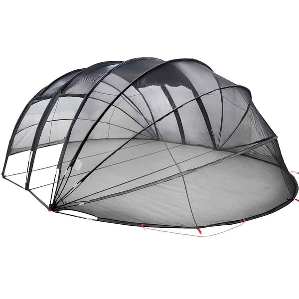 Poolzelt Kuppel Transparent 640x432x205cm