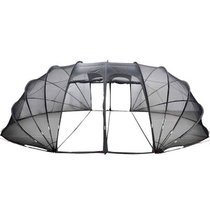 Poolzelt Kuppel Transparent 640x432x205cm