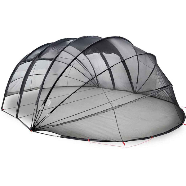 Poolzelt Kuppel Transparent 640x432x205cm
