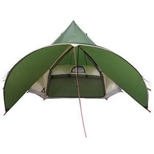 Tipi Zelt für 3 Personen Grün/Grau