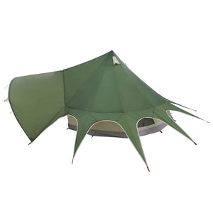 Tipi Zelt für 3 Personen Grün/Grau