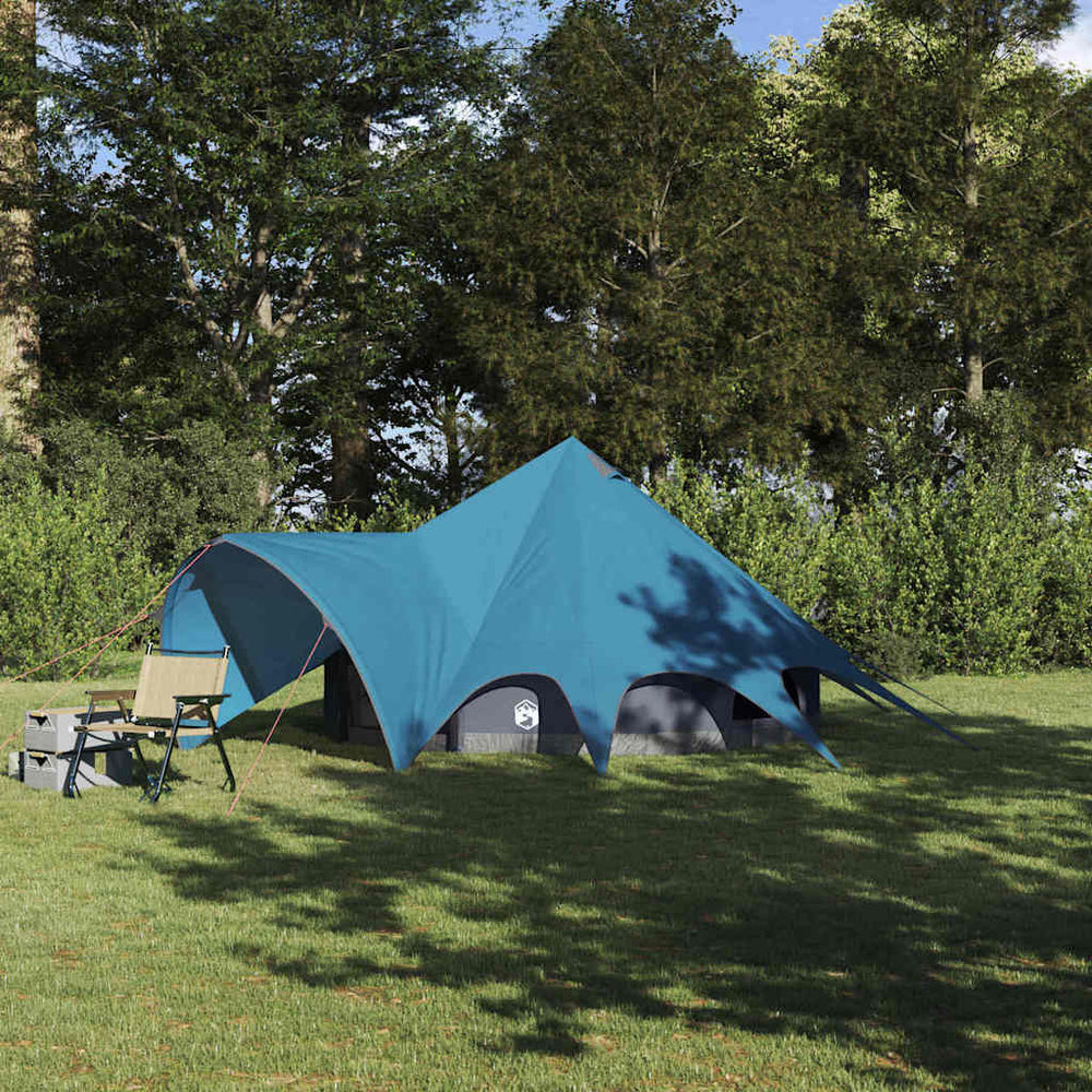 Tipi Zelt für 3 Personen, Blau/Grau
