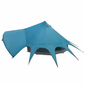 Tipi Zelt für 3 Personen, Blau/Grau