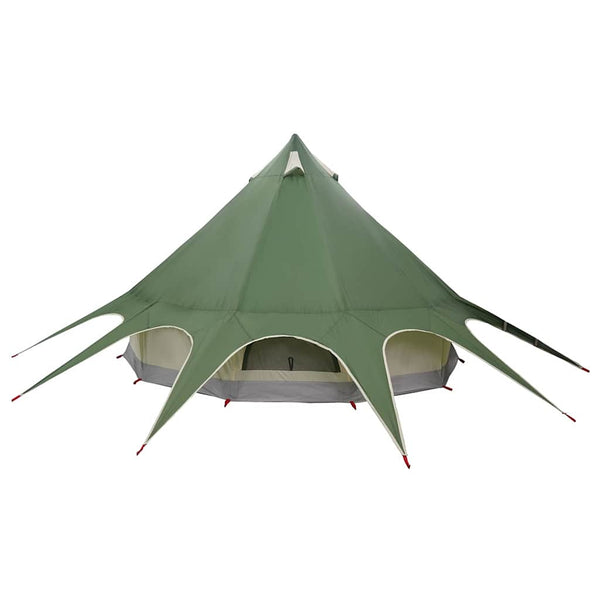 Tipi Zelt für 5 Personen, Grün/Grau