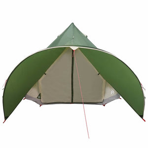 Tipi Zelt für 5 Personen, Grün/Grau