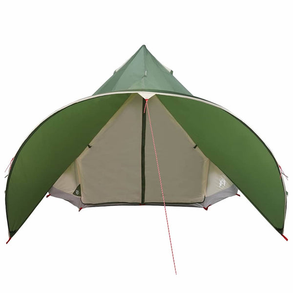 Tipi Zelt für 5 Personen, Grün/Grau