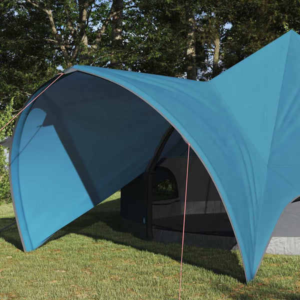 Tipi Zelt für 5 Personen, Blau/Grau