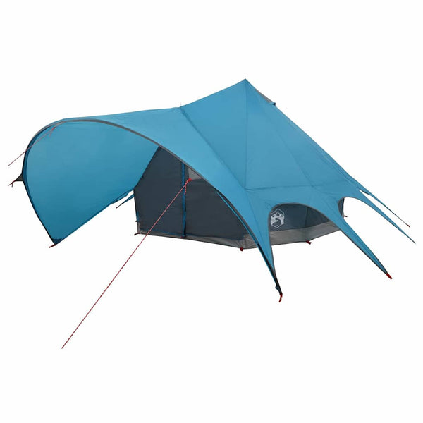 Tipi Zelt für 5 Personen, Blau/Grau