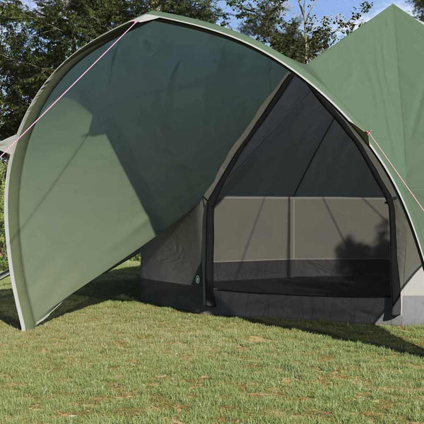 Tipi Zelt für 7 Personen, Grün/Grau, 600cm